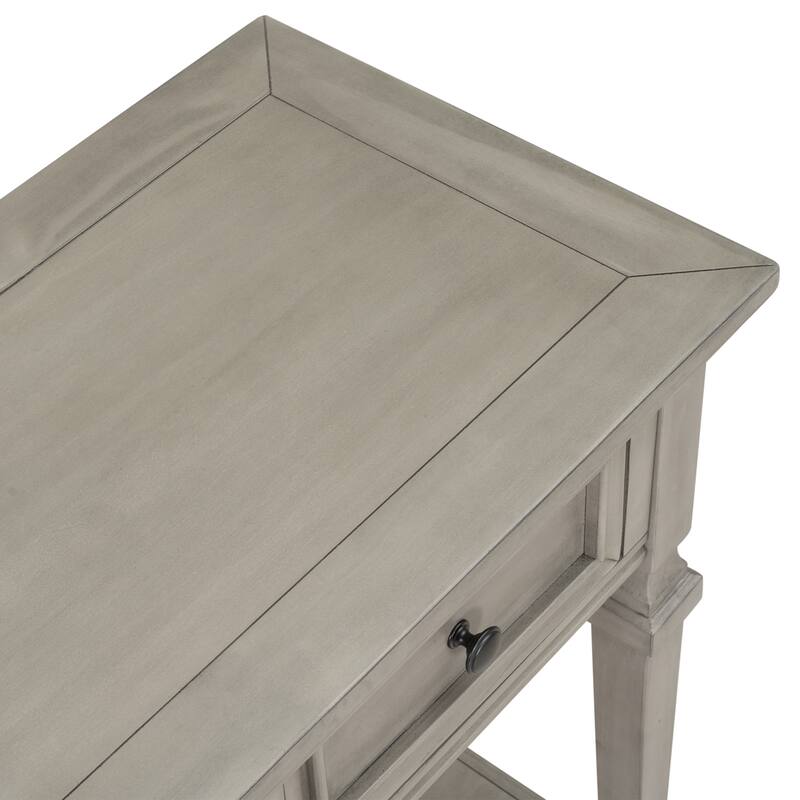 Classic Retro Style Console Table with Three Drawers