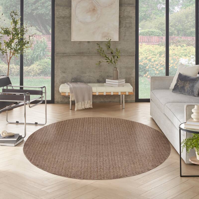 Nourison Tulum Indoor/Outdoor Chevron Area Rug