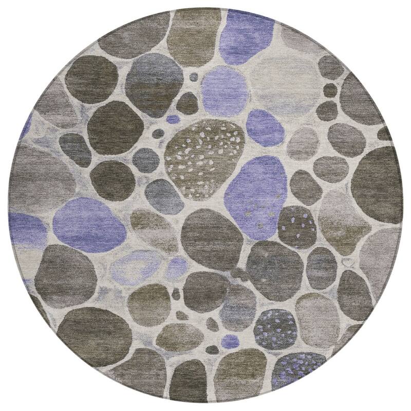 HomeRoots Geometric Transitional Rectangle Outdoor Rug