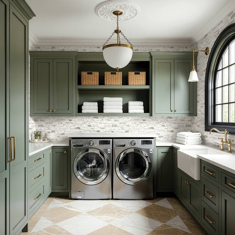 Harry & Grace Faux Rustic Brick Peel and Stick Natural Wall Backdrop Panel