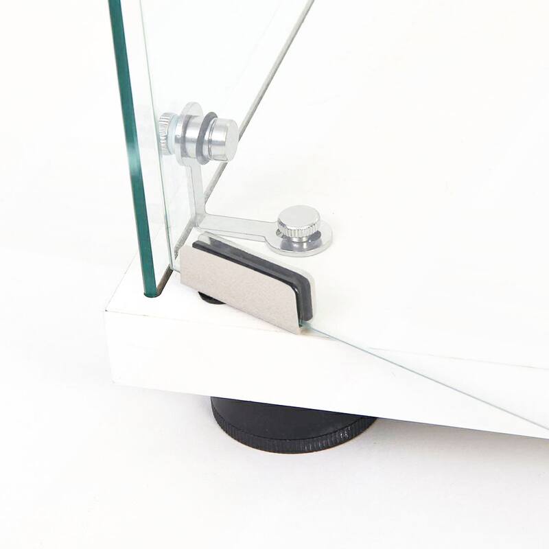 Tempered Glass Display Cabinet with Battery-powered Paipai Light