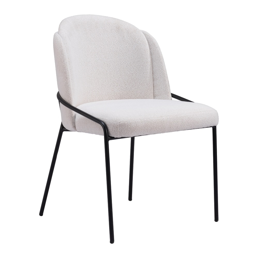 Jambi Dining Chair Black & White