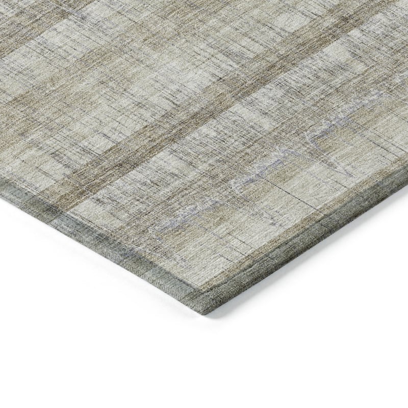 HomeRoots Striped Transitional Rectangle Outdoor Rug