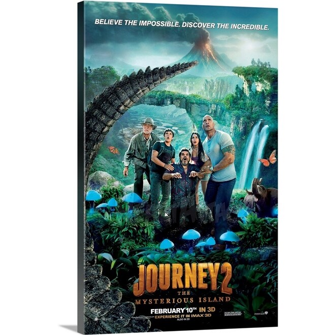 Shop Journey 2 The Mysterious Island Movie Poster Canvas Wall