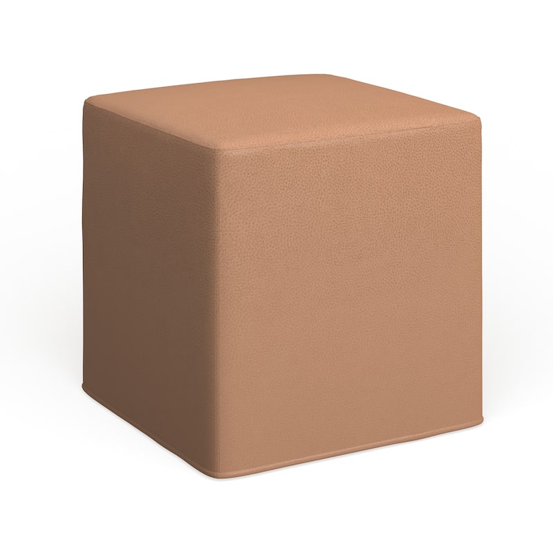 Allan Andrews No Tip Block Ottoman With Cover, Avanti Collection