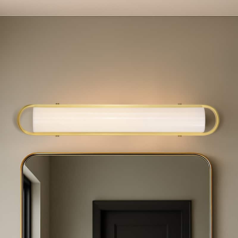 Velano 24 Inch LED Vanity Brushed Brass Finish - Brushed Brass