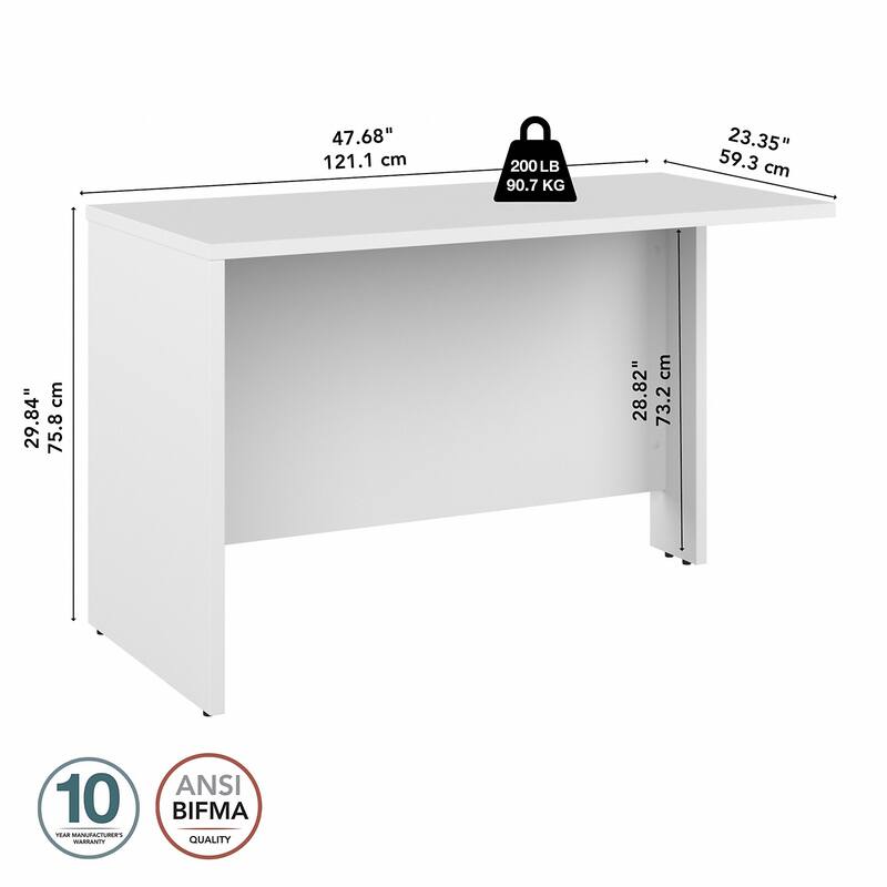 Studio C 48W Desk Return by Bush Business Furniture