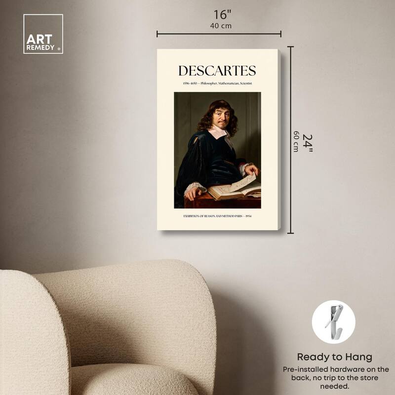 Rationalist Thinker Canvas by Art Remedy, Gallery Wrapped