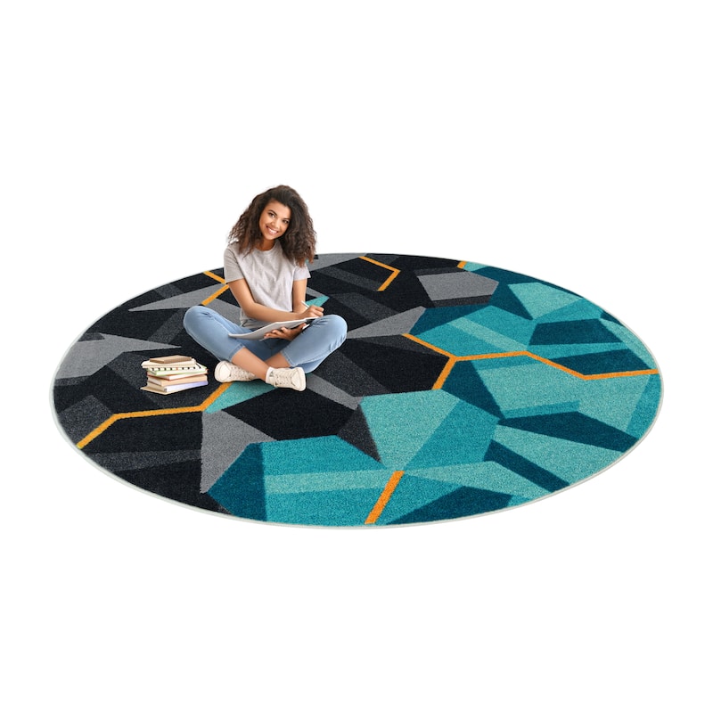 Joy Carpets Kid Essentials Stealth Area Rug