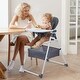 preview thumbnail 21 of 26, Baby High Chairs Highchairs with Foldable and Convertible, Adjustable Height and Recline