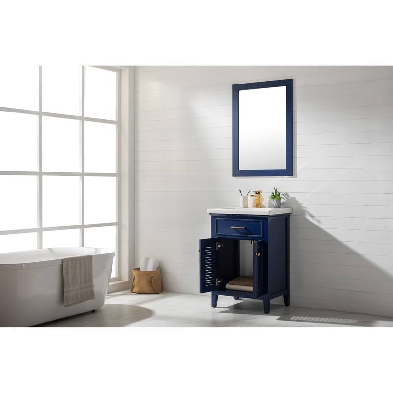 Cameron 24" Single Sink Vanity in Blue