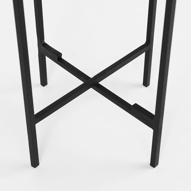 Sowerberry (Large) Bronze Metal w/Black Iron Legs Plant Stand