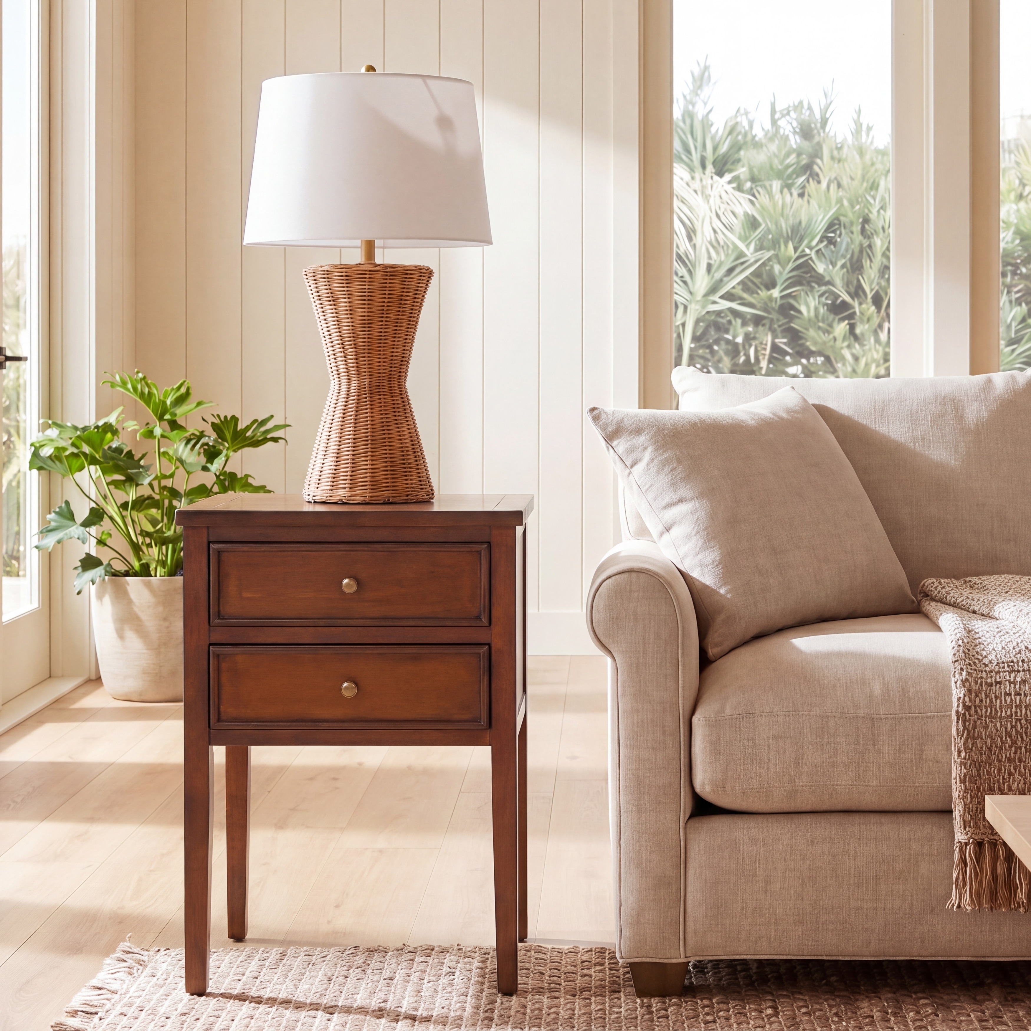 SAFAVIEH Minda Shabby Chic Wood End Table, Fully Assembled - 17Wx15Dx30H