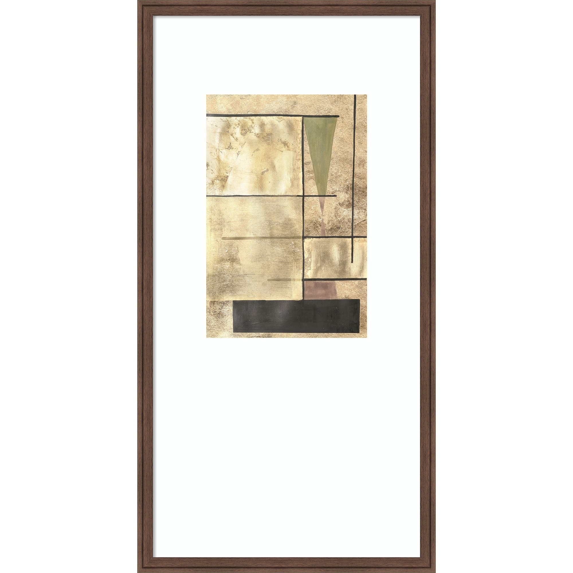 Gold Standard III by Michael Willett Wood Framed Wall Art Print