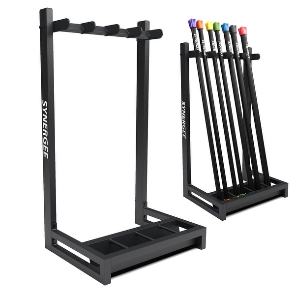 Synergee Weight Bar Rack undefined Weighted Workout Bar Holder Storage undefined Holds Bars for Full Body Workout Fitness Accessory Bed Bath Beyond 30326410