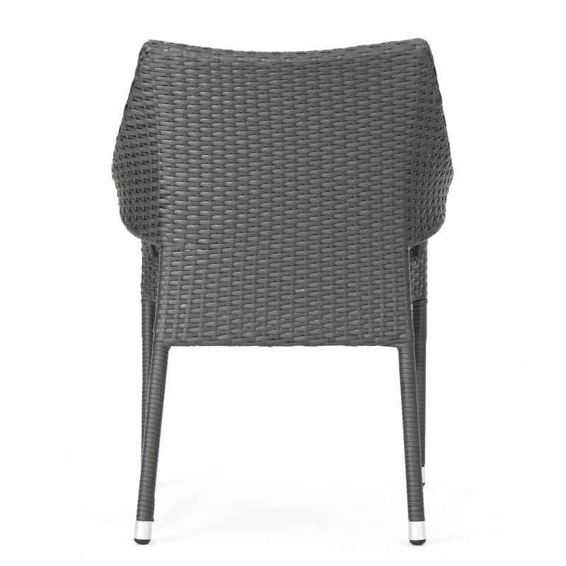 Clement Outdoor 3 Piece Wicker Bistro Set by Christopher Knight Home