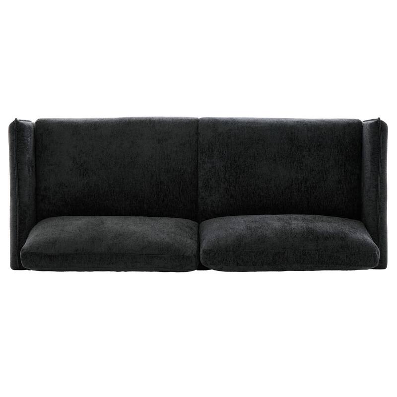 Christopher Knight Home - Lovina Modern Upholstered Loveseat Sofa with Spacious Seating and High-Density Cushioning.