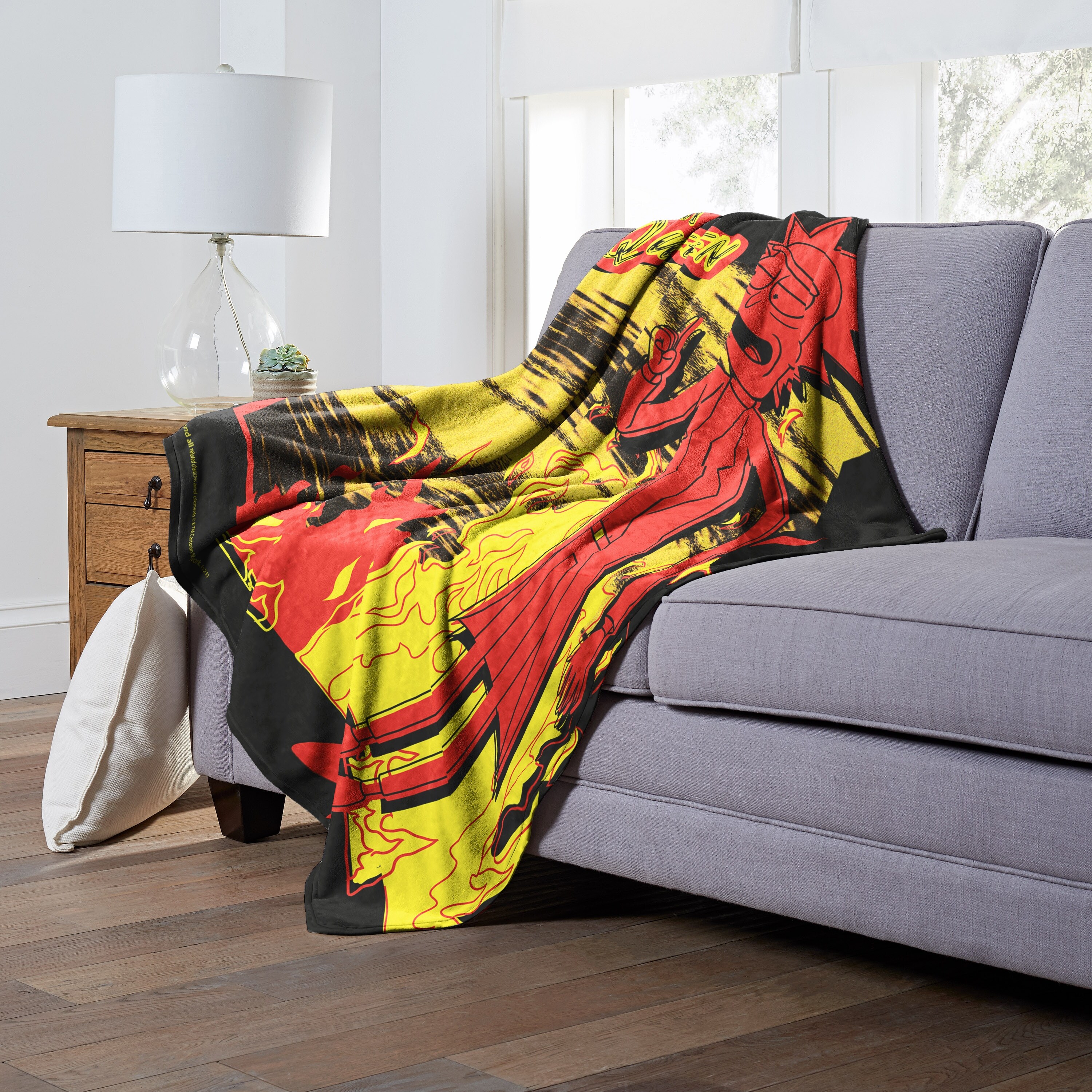 Rick and morty blanket queen new arrivals
