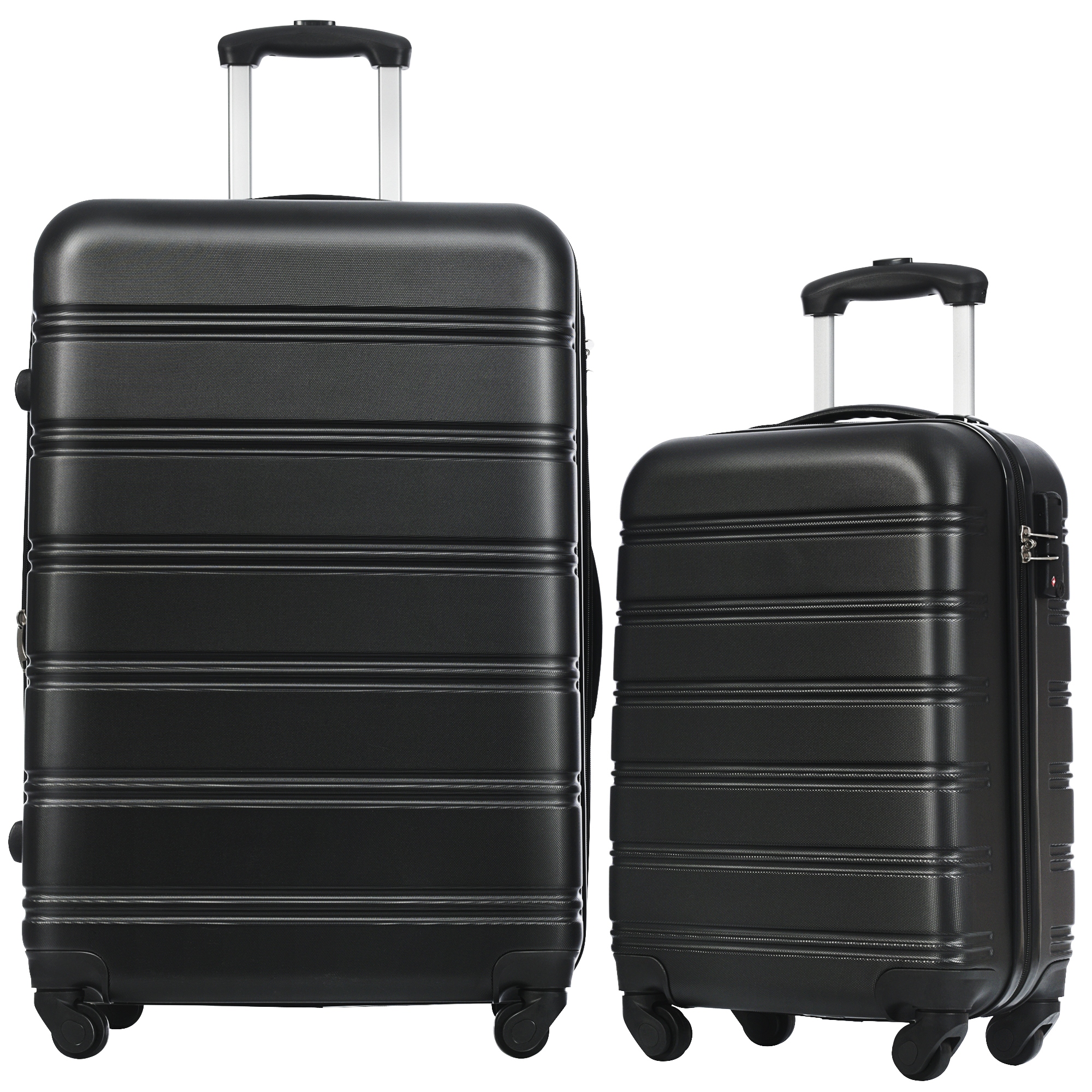 2 Piece Hardshell Luggage Set Expandable Suitcases Set with Spinner Wheels TSA Lock 20