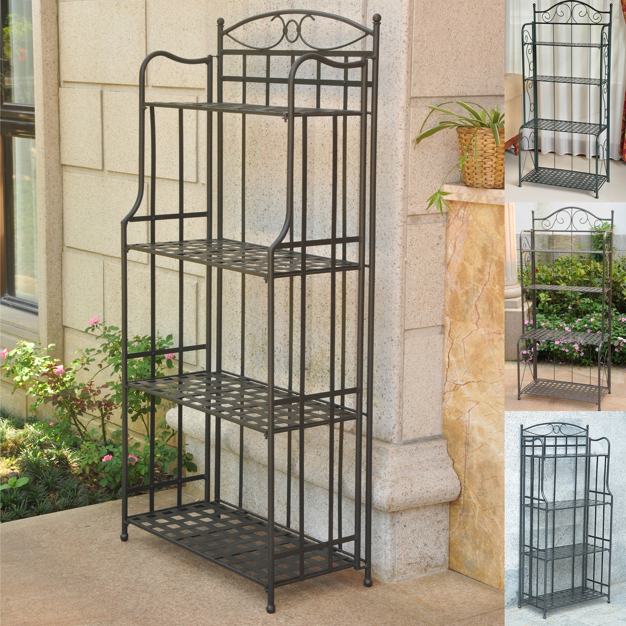 Santa Fe 4-Tier Bakers Rack