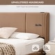 preview thumbnail 54 of 87, Modern Minimalist Upholstered Storage Bed with Lift-Up Platform