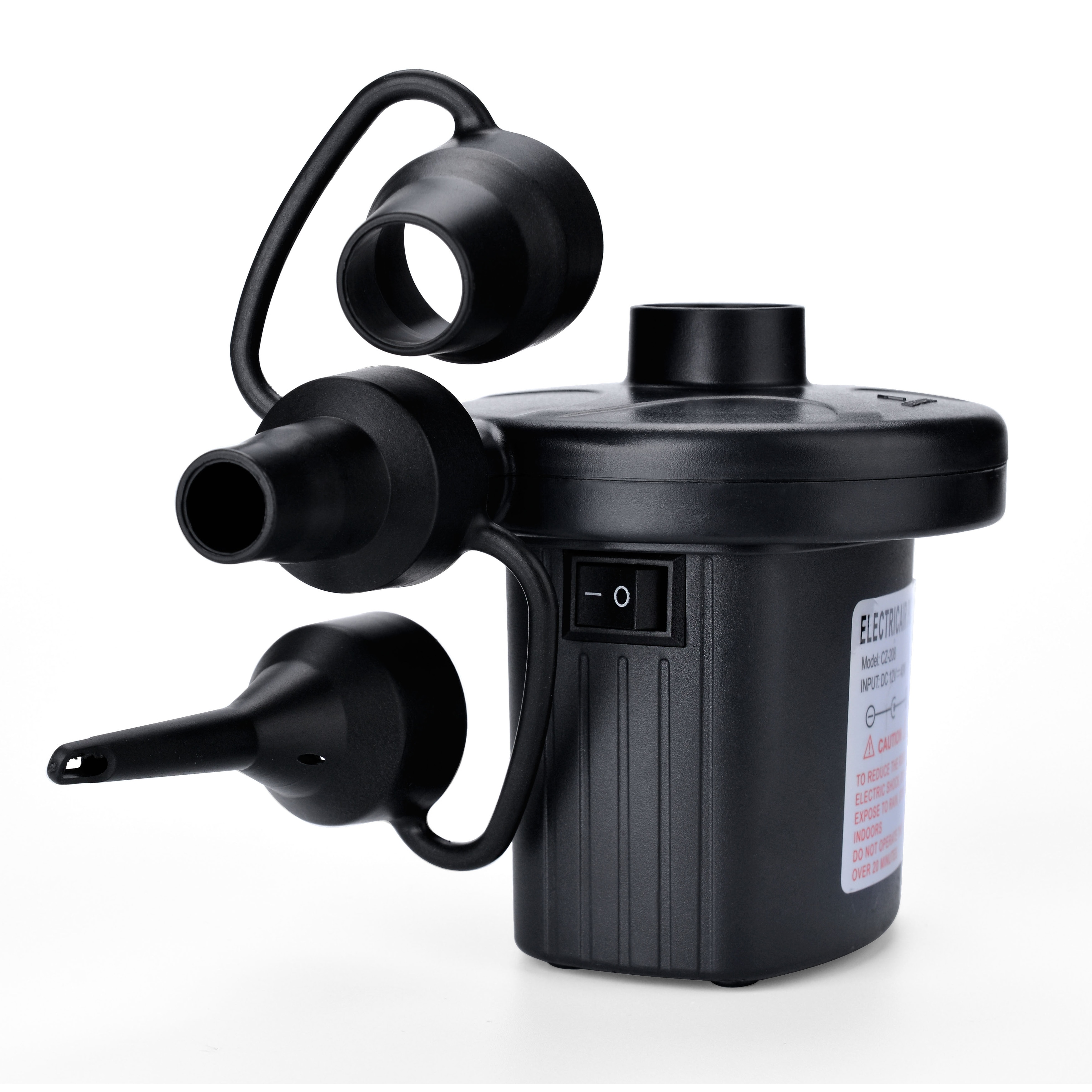 Electric Air Pump, AGPtEK Portable Quick-Fill Air Pump with 3 Nozzles