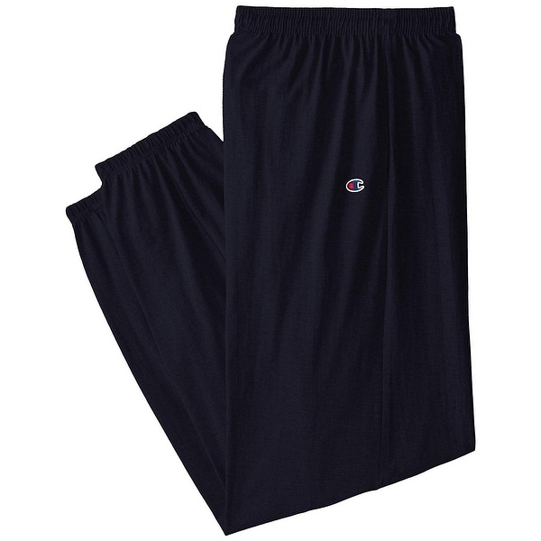 men's closed bottom jersey pants