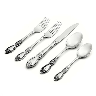 Set Di Posate Oneida Marquette – 6 Pezzi, Acciaio Inox 18/8, Lavabile In Lavastoviglie, Design Classico - 5