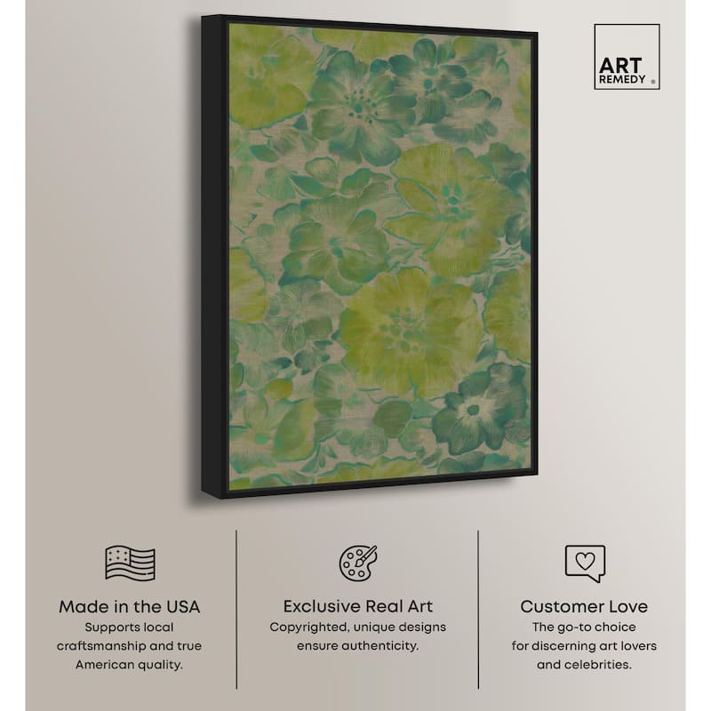 Verdigris Vista Canvas by Art Remedy