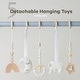 preview thumbnail 13 of 18, Wooden Baby Play Gym Set, Interactive Activity Center by Comfy Cubs