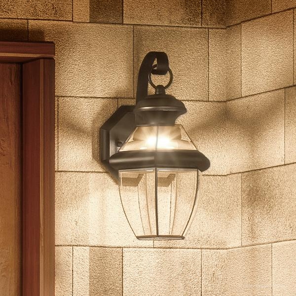 Shop Luxury Colonial Outdoor LED Wall Light, 12.5&quot;H x 7&quot;W