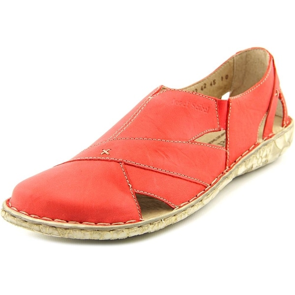 Josef Seibel Inka 11 Women Round Toe Leather Red Fisherman Sandal