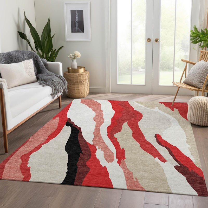 Premium Washable Super Soft Mid Century Modern Mayfield Rug