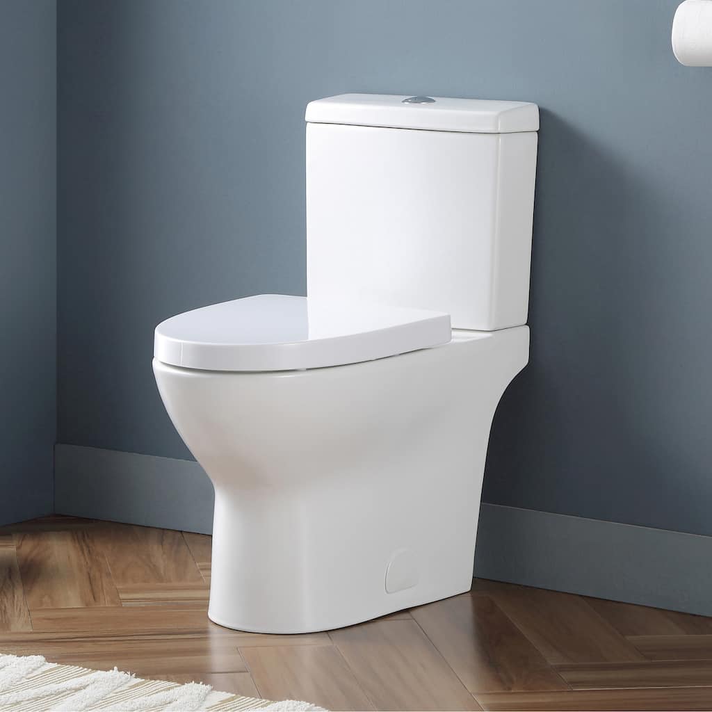 Ove Decors 1.1 / 1.6 GPF Dual Flush Two-Piece Elongated Chair Height