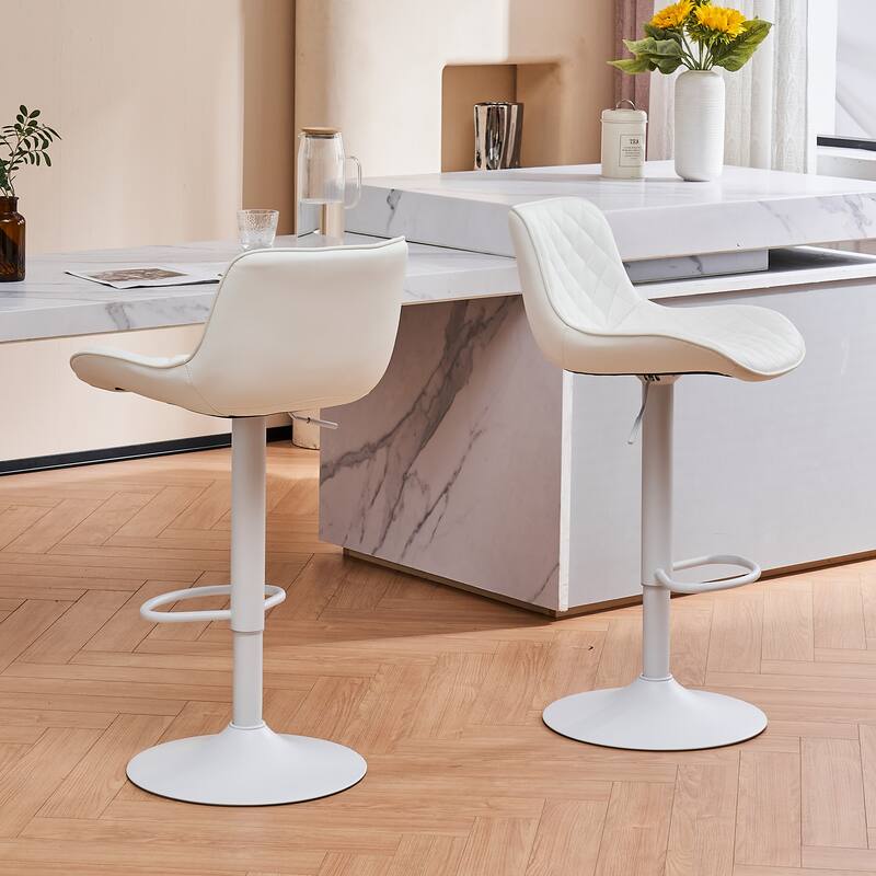 Counter Height Modern Barstools Set of 2 Kitchen Bar stools Side Counter Stools