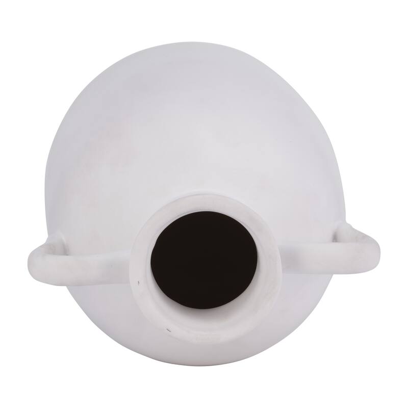 Sagebrook Home Neutral Contemporary Vase with Handles
