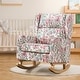 preview thumbnail 22 of 60, HOMYKA 27.56" Wide Rocking Chair for Nursery with Solid Wood Leg