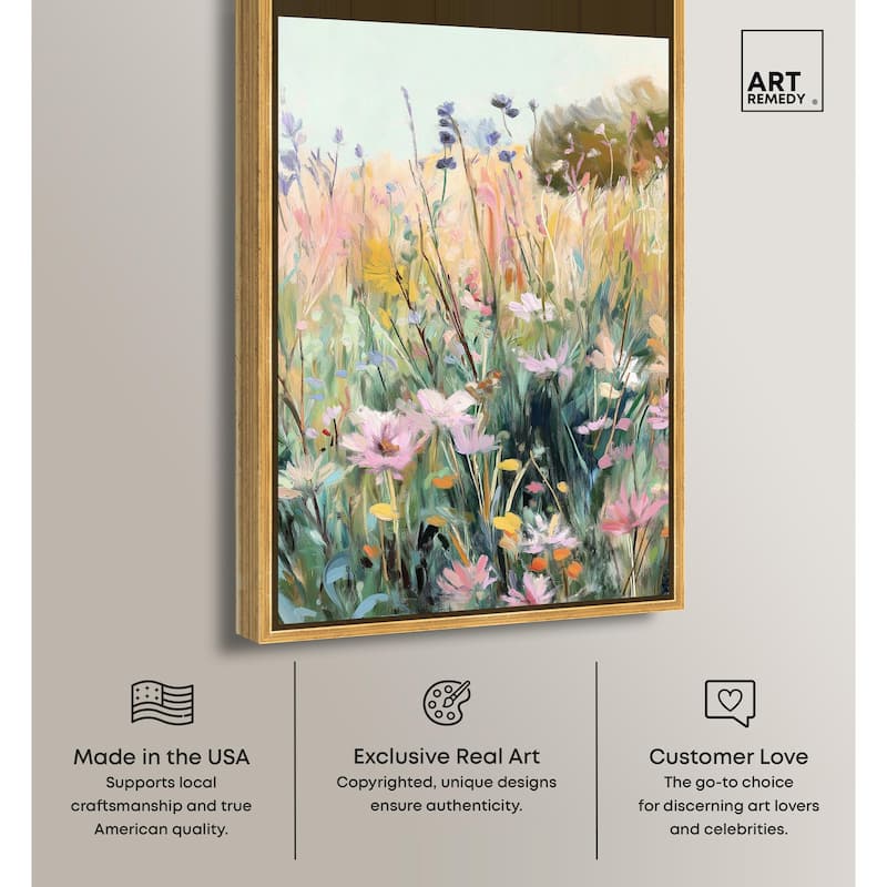 Floral Impressionism II Canvas by Art Remedy