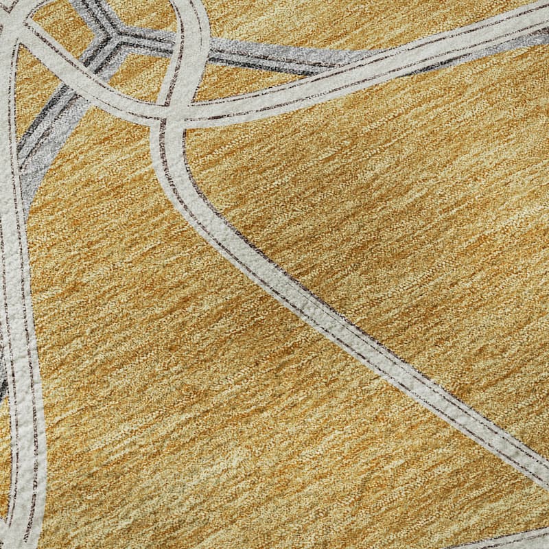 Premium Washable Super Soft Contemporary Geo Mayfield Rug
