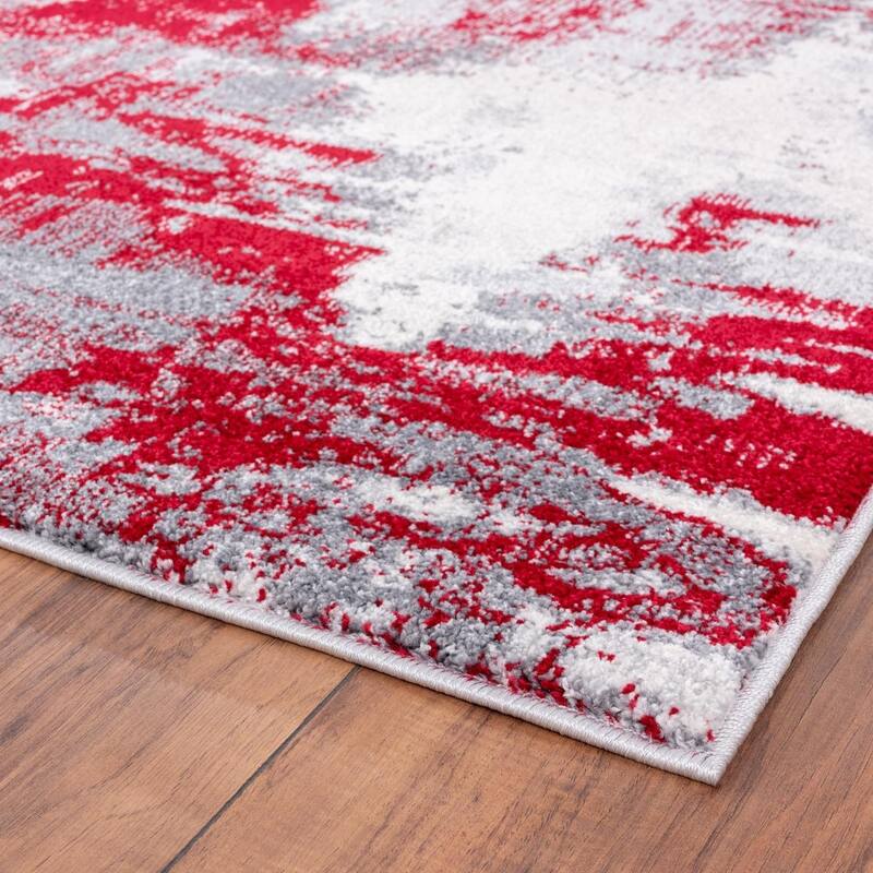 Luxe Weavers Distressed Abstract Area Rug