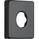 preview thumbnail 14 of 15, Delta Square Shower Arm Flange Matte Black
