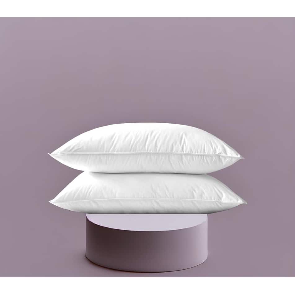 Highland Feather 750 Loft Hungarian Goose Down Pillow 500 TC Cotton Casing
