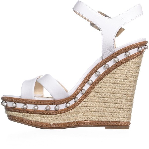 jessica simpson white wedges