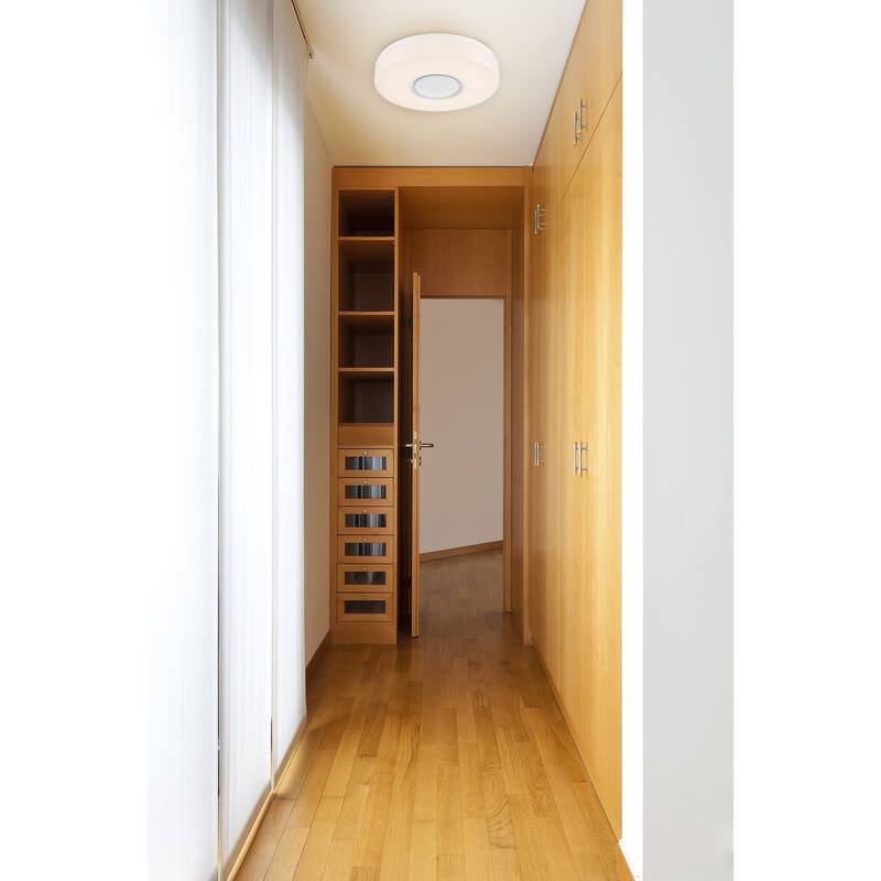 Designers Fountain EV1563RWW Adonis 15" Wide Integrated LED Flush