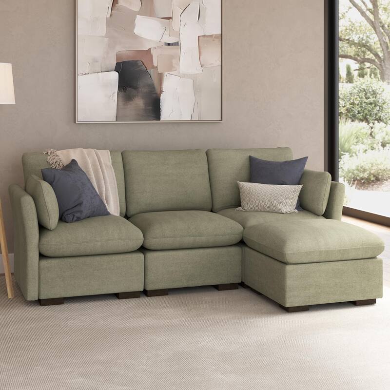 Bush Home Sienna Modular 3-Seater Reversible Chaise Sectional