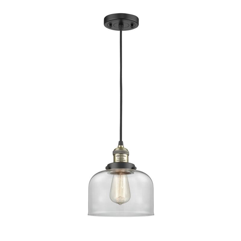 Innovations Lighting Large Bell 8" Wide Mini Pendant - Cord Suspension