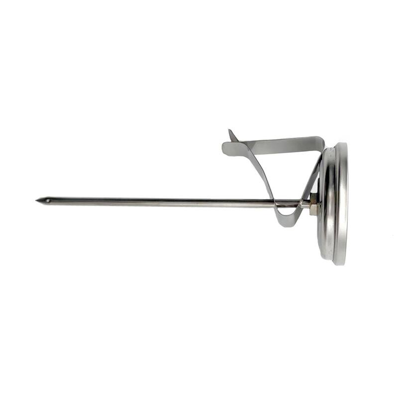 Nexgrill Stainless Steel 5-in. Deep Fry Thermometer with Clip - Silver - 5"