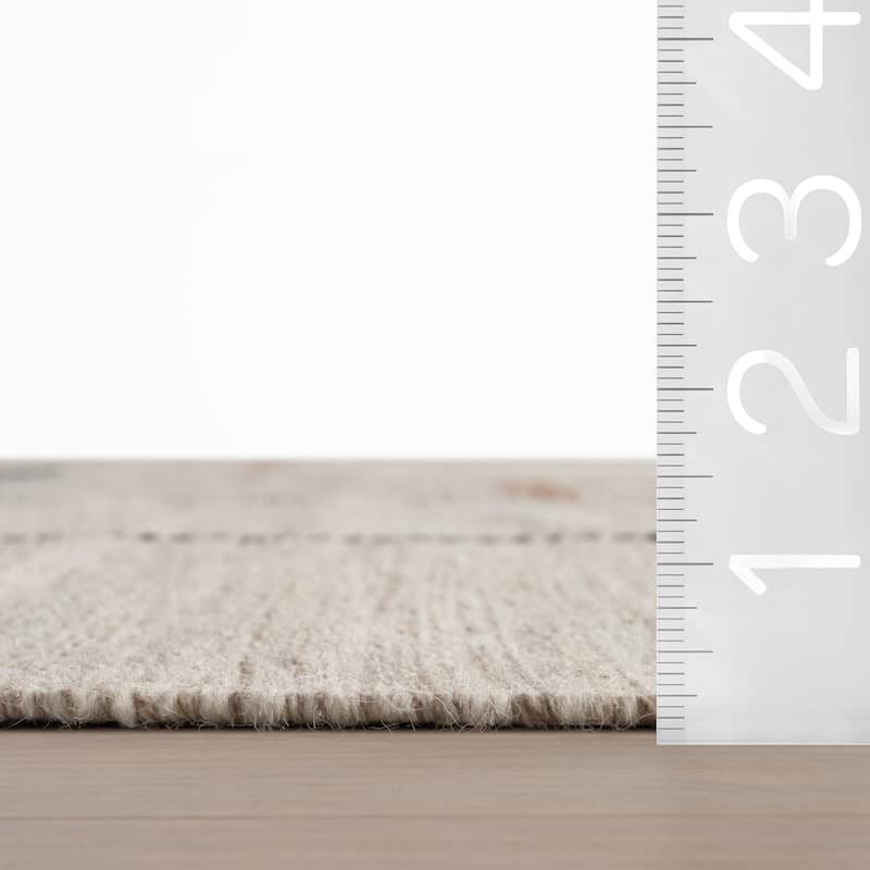 Carmeon Hamilton Shiloh Bohemian Striped Wool Rug