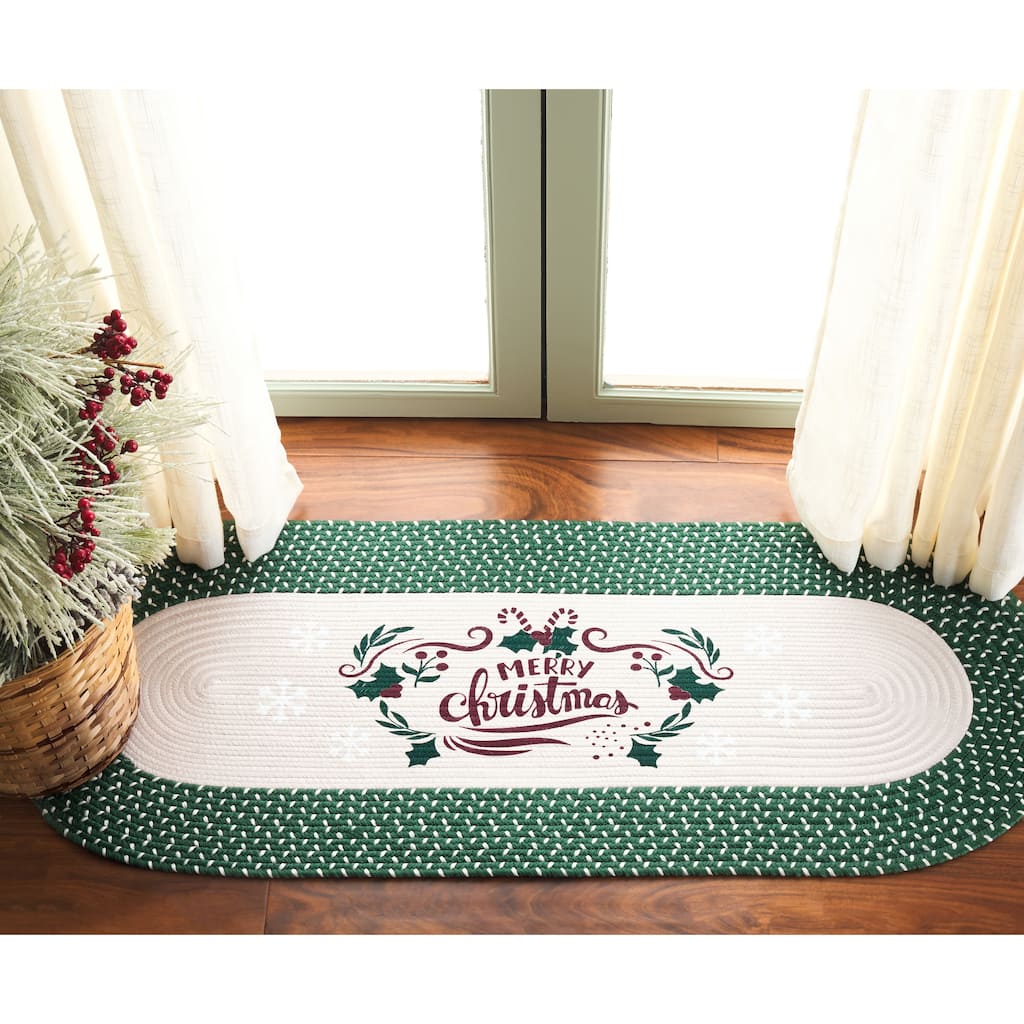 SAFAVIEH Handmade Braided Posters Luigina Machine Washable Rug