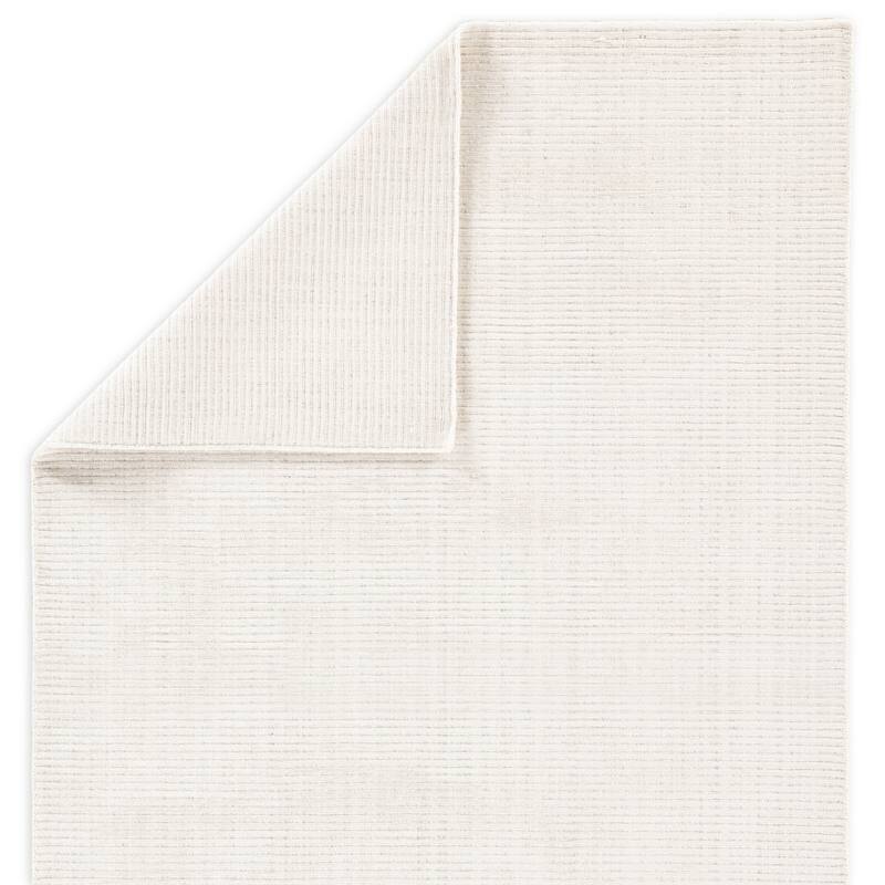 Phase Handmade Solid Color Textured Wool/ Viscose Area Rug